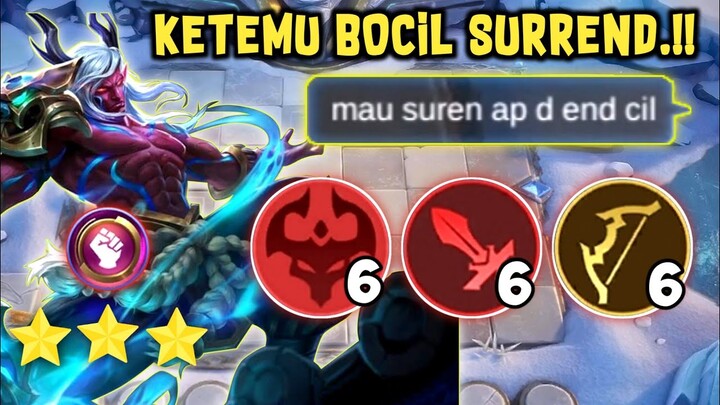 MOSKOV COMBO 666 LIFESTEAL ++.!! KETEMU BOCIL SURREND.!! MAGIC CHESS MOBILE LEGENDS