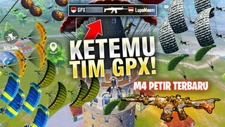 TURUN MENARA MALAH KETEMU TIM GPX?! LANGSUNG PAMERIN M4 TERBARU! - PUBG MOBILE