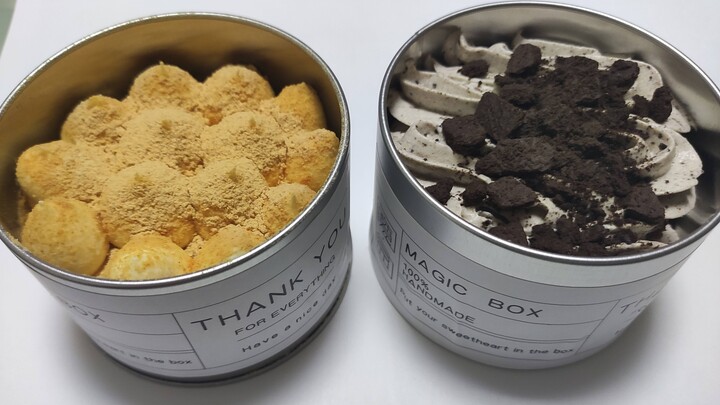 How to Make Red Bean Milk Box and Sea Salt Oreo Box