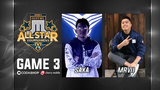 MRVii vs Saxa Just ML 1v1 Allstar Tournament Game 1 (BO3) | Mobile Legends