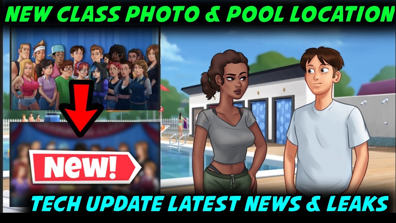 NEW POOL LOCATION & NEW CLASS PHOTO IN SUMMERTIME SAGA TECH UPDATE 🔥  LATEST TECH UPDATE NEWS & LEAKS - BiliBili