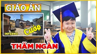 Giáo án chơi map INFERNO bên CƯỚP cơ bản cho anh em Newbie | Hướng dẫn chơi game CS:GO | Monkey 10