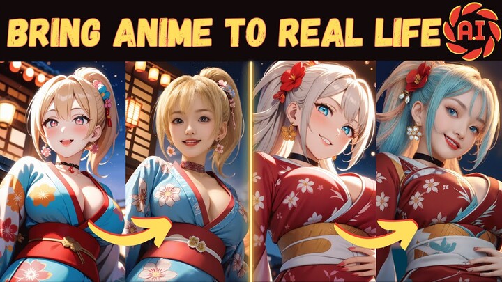 Bring Anime To Real Life In One Click 🆓 || Anime To Real Life AI 💯 || Anime Ai || @TheAiExplainer ||