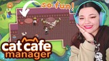 i am now a CAT CAFE MANAGER!!☕🐱