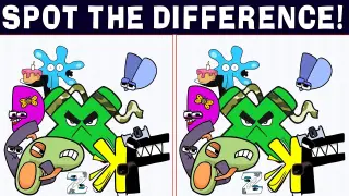 Can you spot the Odd #06 | Spot the difference Alphabet Lore Quiz