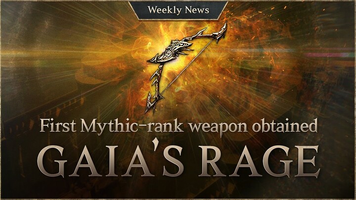 First Mythic Rank Weapon rewarded to the winner of THE LAST THRONE [Lineage W Weekly News]