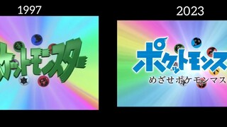Pokemon Opening Aim to be Pokemon Master - 1997 VS 2023