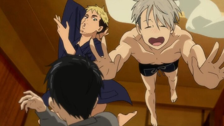 Bukankah istriku hanya karena menjatuhkanku!!~ [ Yuri!!! on Ice ] Manis sekali!!~