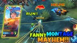 FANNY UNLIMITTED CABLE IN MAYHEM MODE!!! | Fanny Satisfying Montage | MLBB