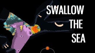 JIMMY GETS SEAWATER EVERYWHERE  | PLAYING 'SWALLOW THE SEA' | INDIE GAME MADE IN UNITY