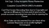 Erik Cagi Course 5-Day Incognito Money Masterclass download