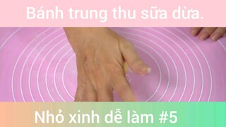 Bánh trung thu sữa dừa nhỏ xinh dê làm phần 5