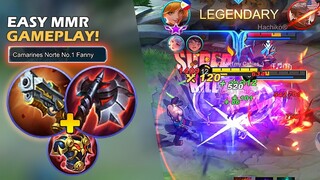 HOW TO INCREASE YOUR HERO POWER USING THIS GODLIKE EARLY FANNY BUILD | TOP GLOBAL FANNY | MLBB