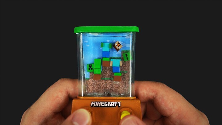 DIY Minecraft themed water ring toss machine!