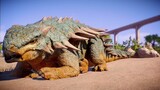 BUMBY vs TORO in CAMP CRETACEOUS (DINOSAURS BATTLE) - Jurassic World Evolution 2