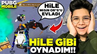 HİLE GİBİ OYNADIM😱HİLESİN DİYİP KÜFÜR ETTİ🤬 - PUBG MOBİLE