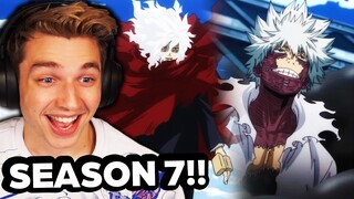 MHA IS SO BACK!! - Season 7 Trailer REACTION!