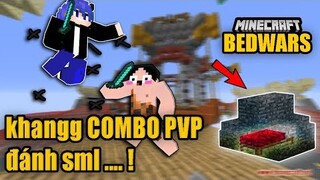 KHANGG COMBO PVP CHẤP HẾT ĐỐI THỦ TRONG BEDWARS HYPIXEL -  KHANGG PVP ( MINECRAFT PVP )