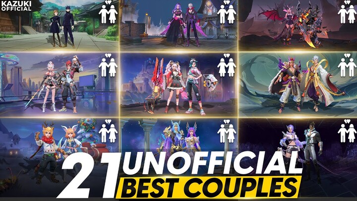 21 UNOFFICIAL COUPLES IN MOBILE LEGENDS 2024