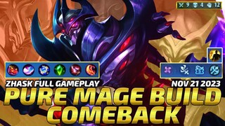 Pure Mage Build Comeback! | 5 MAN | ZHASK GAMEPLAY 2023 FULL NO CUT