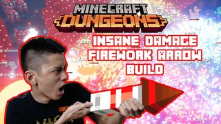 Insane Damage Firework Arrow Build - Minecraft Dungeons