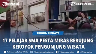 Viral 17 Pelajar SMA Mabuk Ditangkap Usai Keroyok Pengunjung Wisata Pulau Gusung Makassar