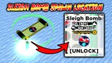 Shindo Life - (Getting) Sleigh Bomb Spawn Location + Damage Showcase