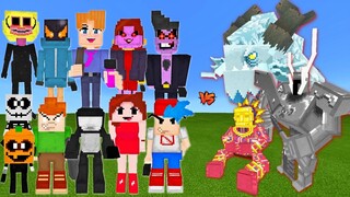 Friday Night Funkin' vs. Mowzie's Mobs | Minecraft Epic Battle