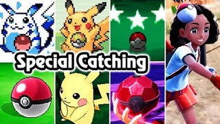 Pokémon Games : Evolution of Catching Animations ⁴ᴷ (1996 - 2022)