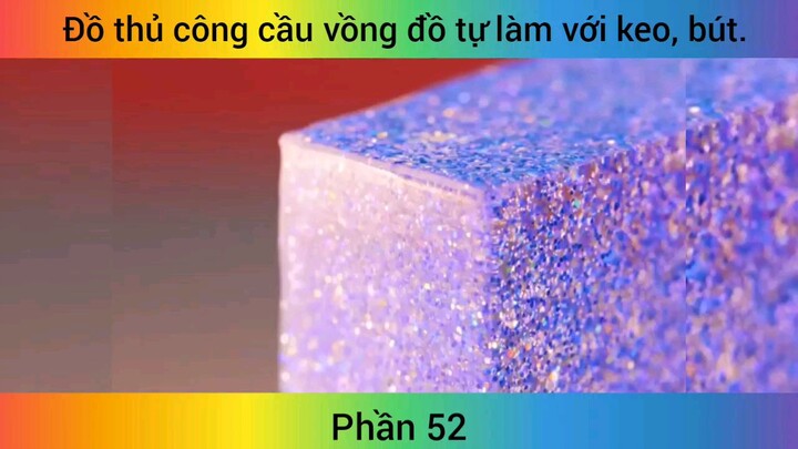 đồ thủ công cầu vồng đồ tự làm với keo #52