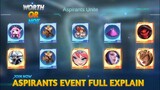 New Skins & Free Offers Full Explain | Events Preview | The Aspirants | Mobile Legends: Bang Bang