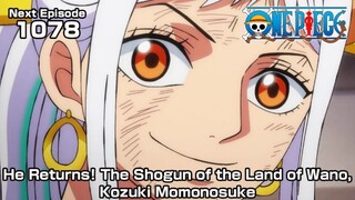 ONE PIECE episode1078 Teaser “He Returns! The Shogun of the Land of Wano,Kozuki Momonosuke”