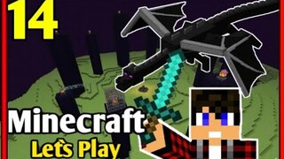 ENDER DRAGON FIGHT! || Minecraft Survival Let's Play || EP:14