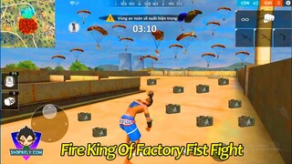 Thánh Đấm Và 50 Người Nhảy Nóc Xưởng Cơ Khí - Garena Free Fire King Of Factory Fist Fight #4