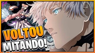 A VOLTA DE GOJO! O FEITICEIRO MAIS FORTE RETORNA! GOJO VS SUKUNA É REAL! Jujutsu Kaisen 221