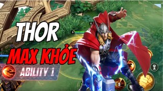 Marvel Super War  THOR - Thần Sấm Leo Rank Bất Ngờ Đi Hỗ Trợ &  Cái Kết 10p