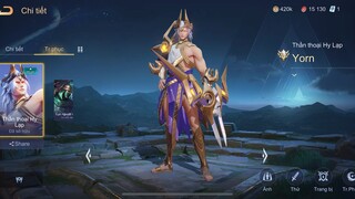 Liên Quân Mobile - Review Skin Yorn Thần Thoại Hy Lạp