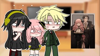 Forger Family reacts to Anya x Damian fanarts!! 🥰 || 💣 Spy x Family🌹|| Gacha Club!! ||