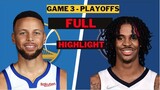 Golden Warriors vs Memphis Grizzlies Full highlight game 3 playoffs | May 6th, 2022 | NBA 2022