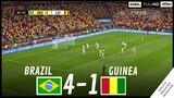 Brazil vs Guinea [4-1] MATCH HIGHLIGHTS • Video Game Simulation & Recreation