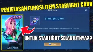 PENJELASAN FUNGSI STARLIGHT CARD MOBILE LEGENDS! BISA UNTUK AKTIFKAN STARLIGHT SELANJUTNYA?