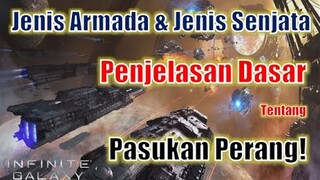 Fleet, Jenis Armada & Jenis Senjata! Penjelasan Dasar Fitur Pasukan Perang Infinite Galaxy Indonesia