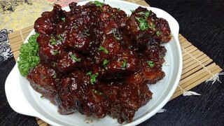 SWEET & SPICY PORK SPARE RIBS RECIPE / CHUBBYTITA