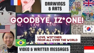 GOODBYE IZ*ONE! We’ll wait for you. Love, WIZ*ONES from all over the world... (2021 GOODBYE PROJECT)