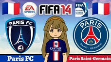 FIFA 14 | Paris FC VS Paris Saint-Germain