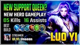 New Hero! Luo Yi Best Build 2020 Gameplay by ULVL Unseen | Diamonds Giveaway | Mobile Legends