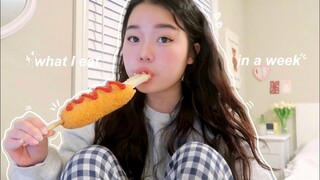 What I eat in a week! (Blackpink edition + Korean food)