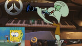 [Hài hước]  Squidward  diễn tấu nhạc game "Overwatch"
