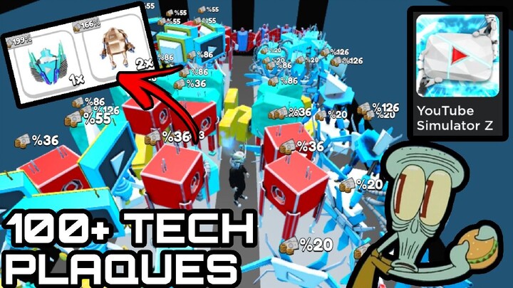 I filled this entire room with 100+ TECH PLAQUES! | YouTube Simulator Z