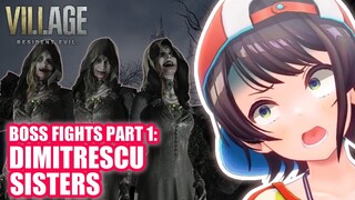 Subaru Boss Fights Part 1: Dimitrescu Sisters 【Hololive English Sub】